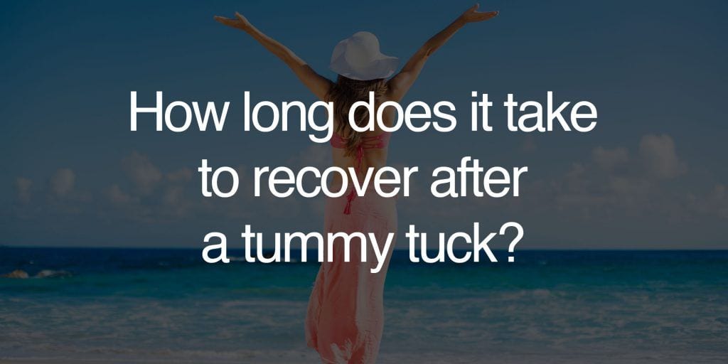 tummy tuck recovery period